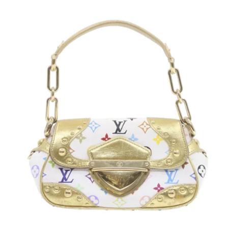 Louis Vuitton Vintage Pre-owned Canvas handbags Hvid, Dame Vintage Tasker, Størrelse: ONE Size