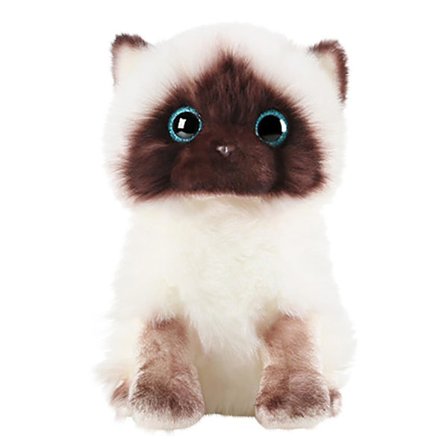 Plysch Siamese Cat Dolls Gosedjur Leksaker Simulering Siamese Cat Cu20cm