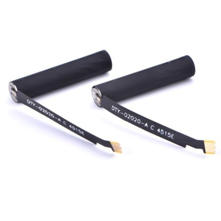 2 stk. erstatningsbatterier til Airpods 1. og 2. generasjons batteri - Svart