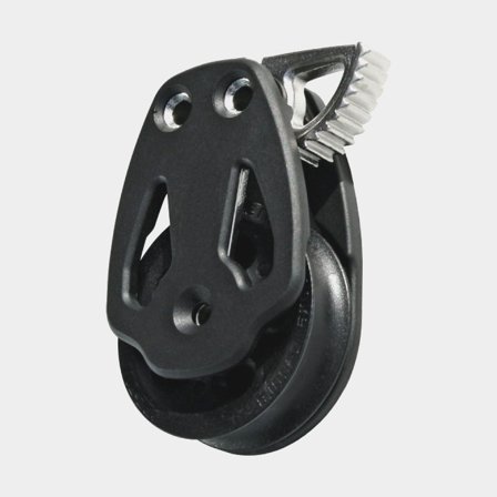 Bozzello da ponte Seldén PBB 80, montato a ponte, con cuscinetti a scorrimento, con chiusura rapida, singolo, adatto per cime Ø12 - 16 mm