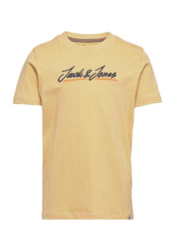 Jortons Upscale Tee Ss Crew Neck Sn Jnr T-shirt Gul Jack & J S