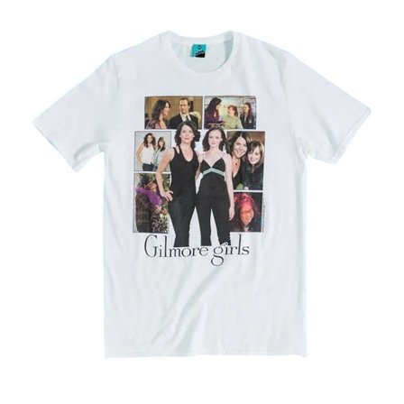 Gilmore Girls Unisex Vuxen Collage T-Shirt L Off White