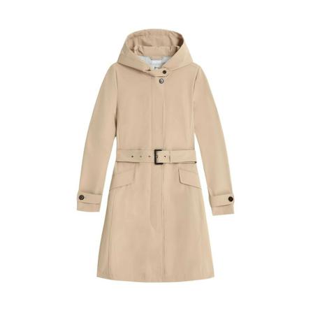 Woolrich, TRENCHcoat Belted Fayette Light Beżowy, Kobieta, Rozmiar: M