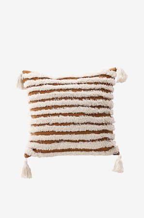 Venture Home - Tyynynpäällinen Elina - Ruskea - Koristetyynyt & tyynynpäälliset - 45X45 - - Homeroom