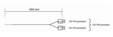 be quiet! be quiet_ CPU POWER CABLE CC-4420
