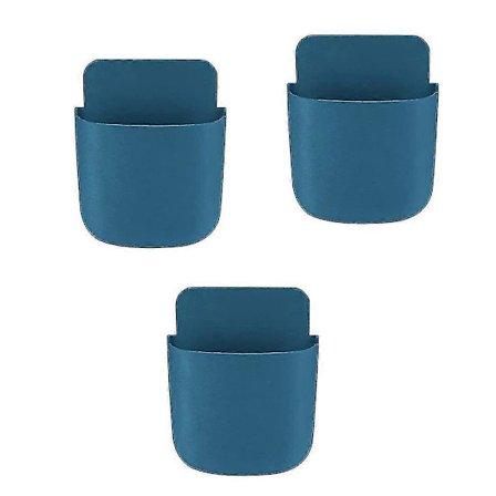 Fjernkontrollholdere Veggmontert, Selvklebende Fjernkontrollholder, Oppbevaring Mobiltelefon TV Fjernkontrollholder, 3 stk. D-