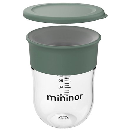 Mininor Træningskop Pilegrøn 220 ml, Børn & Forældre, Service, Kopper Og Drikkedunke