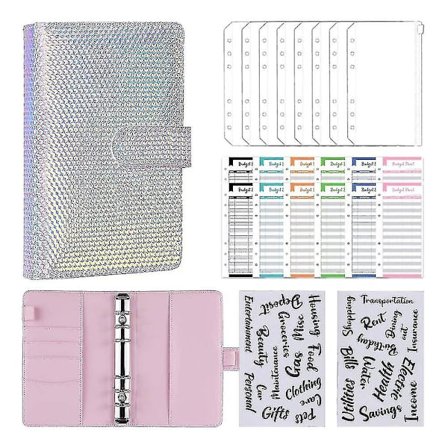 A6 Penge Budget Ringbind, Kontant Budgettering Tegnebog Planlægger B