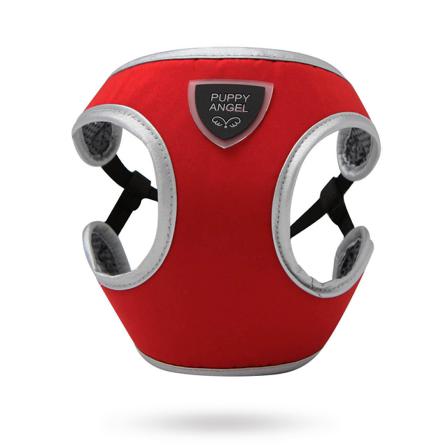 ANGIONE Fasteny Harness Red - Klassiska hundselar, Jacket, Step-in, Y-Selar Dragselar, Fodrade vinterselar på Doggie.se
