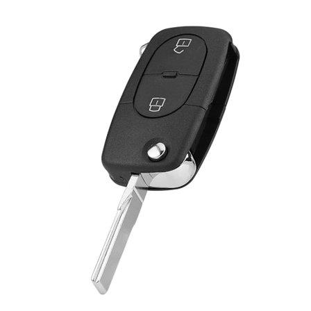 1J0959753A 2-knaps bilfjernbetjening nøgle 434Mhz ID48 chip sender til Passat Golf MK4