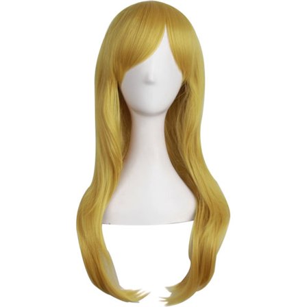 70cm/ 28 tum Lång Lockig Dam Curl Anime Kostym Peruker