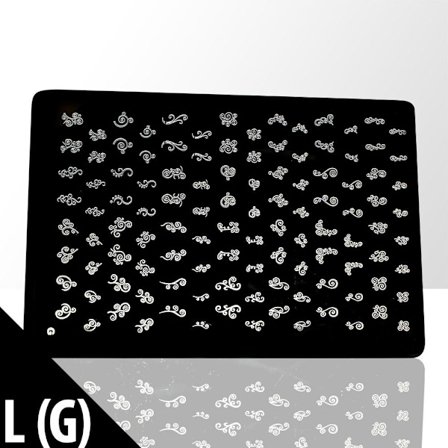 Leimalevy - Kynsikoristeet - L(G) - Suorakulmio