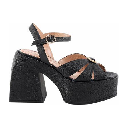 Nodaleto, Sandals No 85591 Czarny, Kobieta, Rozmiar: 40 EU