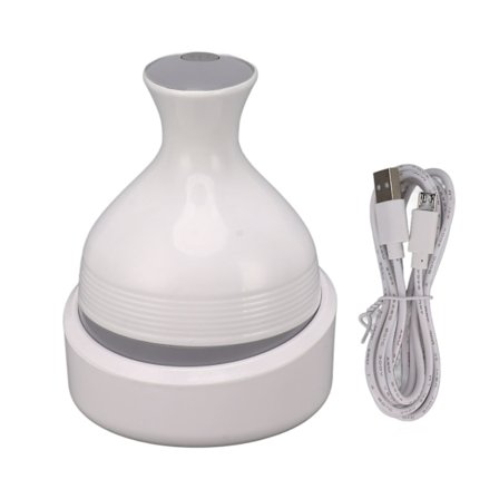 Bärbar Elektrisk Huvudmassageapparat USB Uppladdningsbar Husdjursmassageapparat med 4 Klor 4 Lägen för Hårväxt och Stresslindring för Hundar och 