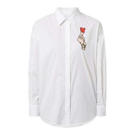 Moschino, Casual Shirts Biały, Kobieta, Rozmiar: S