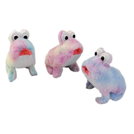 Elektrisk plysjfroskeleke med lyd, bevegelig tunge, interaktiv gående dyreplushie, musikalsk utstoppet dukke, gave til barn, gutter og jenter, 