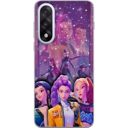 Kompatibelt Mobilskal till Motorola OnePlus Nord 5 K-Pop Demon Hunters stjärnor med tre kraftfulla hjältinnor, futuristiska färger och glittrande d