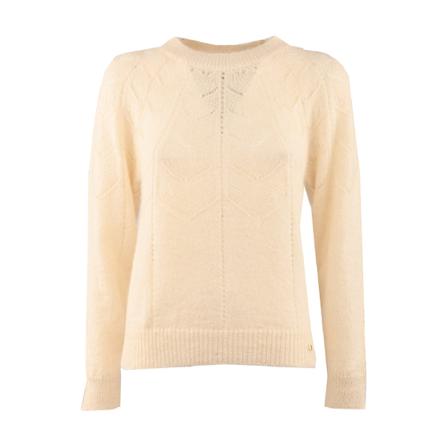 Kocca, Round-neck Knitwear Wit, Dames, Maat:XS