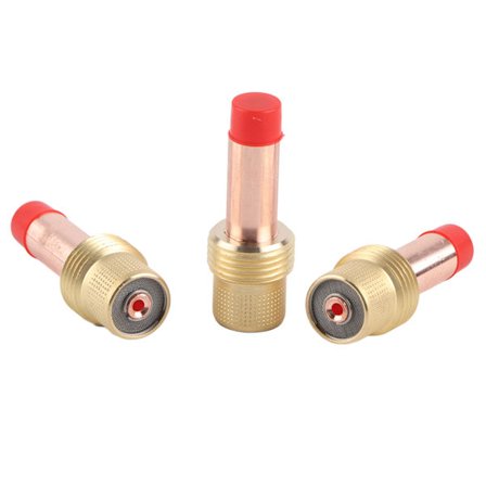 3 stk. 45V26 Collet Body Gas Lens til WP-17 18 26 Tig svejsebrænder 2,4 mm