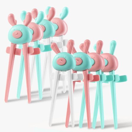 8 st Fingerpincetter i Plast, Snacks-Pincetter, Sloth