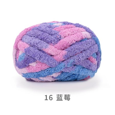 Tykt garn, perfekt til håndstrikning, superblødt, ekstra stor størrelse.