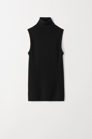 Soft Goat - The Sleeveless Top - Kashmirtröja dam - M - Black