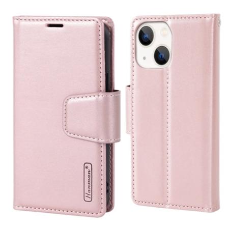iPhone 13 Mini - Stilsäkert Genomtänkt Plånboksfodral Roséguld