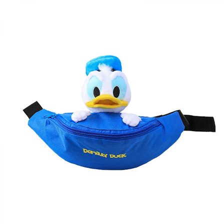 2023 Donald Duck Doll Waist Bag Student All-match New Chest Bag Female Trendy Ins One-shoulder Messenger Bag A916-327