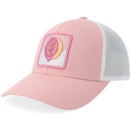 Gearshift - Rose trucker Casquette - Pink Doughnut Rim Pink/White/Pink Trucker @ Hatstore