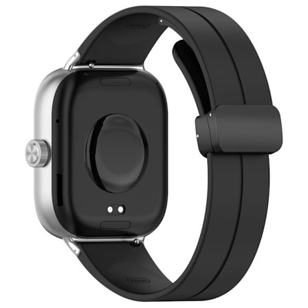 Xiaomi Redmi Watch 4 / Smart Band 8 Pro Silikonarmband Ersättningsarmband med vikbart spänne - Svart