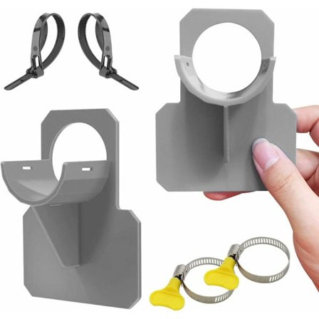 2-pack Slanghållare för Pool - Pool Slangtillbehör med Anti-Punch, Anti-Riv, Anti-Strain (30-3