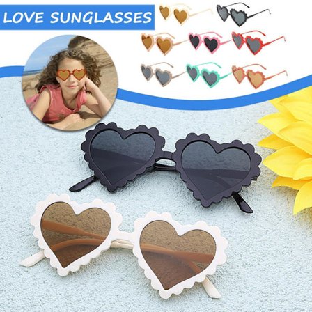 Heart Love Shaped Sunglasses Fashion Glasses Retro Sun Shades Eyewear