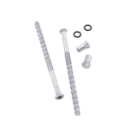 ASSA 356657110002 Handtagsskruv M5, 2-pack Förnicklad, Infästning