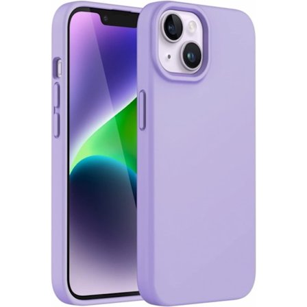 Silikonskal till iPhone 15 Pro, Lila