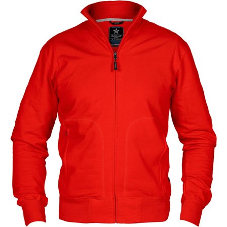 Sweatjacka HC04 röd L - Lyreco - Arbetskläder - Uniform - Cardigan