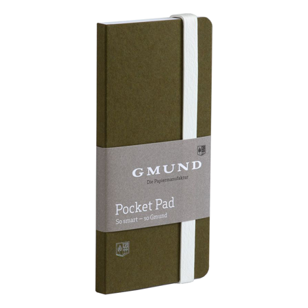 Gmund Pocket Pad Notizbuch Olive