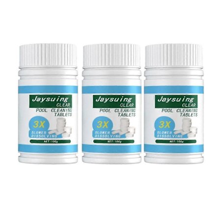 Klor Tabletter Svømmebasseng Rengjøringstablett Flytende Boblebad Kjemikalier Sikker Langvarig Bakteriekontroll
