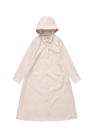 Stutterheim Mosebacke Long Raincoat Jackor Dam Beige XS