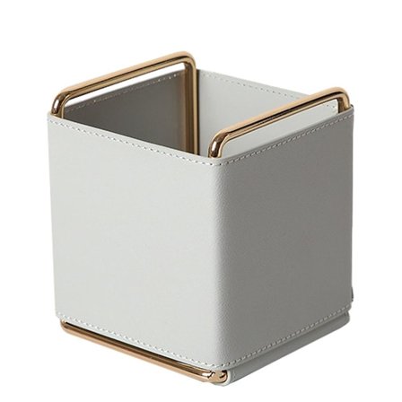 Læder penneholder, penneholder og arrangør til Essential Grey KLB