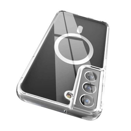 Samsung S22 Transparent Stötdämpande Skal MagSafe-Kompatibelt