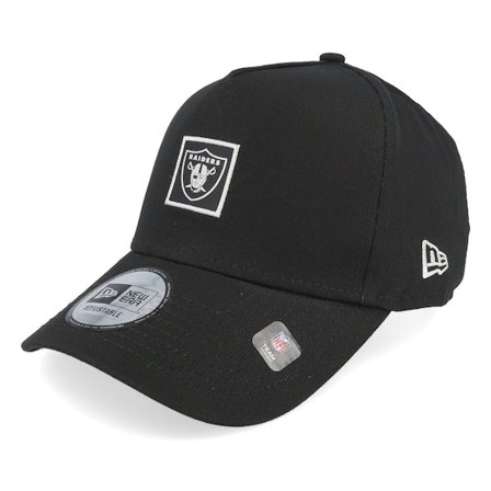 New Era - NFL Noir adjustable Casquette - Las Vegas Raiders Metallic Patch Black A-frame Adjustable @ Hatstore