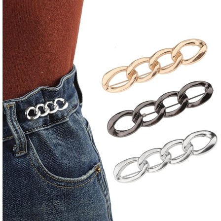 3 Sæt Bukser Strammer til Talje Kvinder Jeans Stramme Clips til at Gøre Bukser Talje Mindre Juster Talje Clips