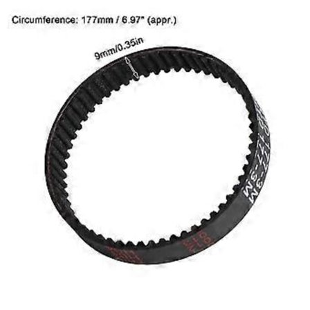 Black & Decker KW715 KW713 BD713 177 Erstatning 9mm Tannet Høvel Drivreim - Gummideler