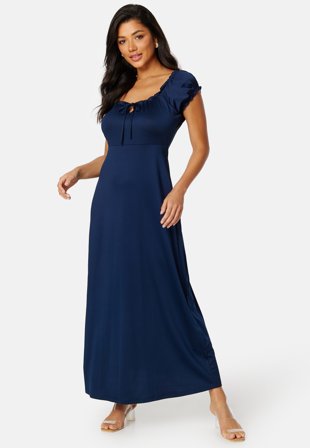 Happy Holly Tessie maxi dress Navy Klær