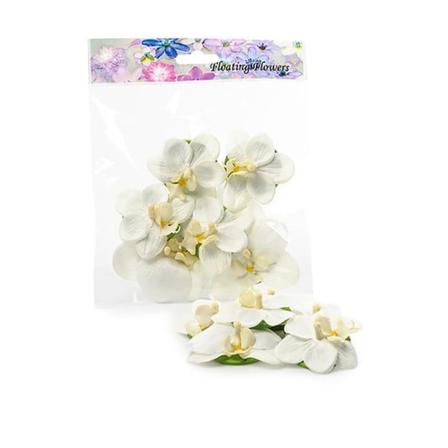 Mr Plant - Konstgjord Orkidéblomma Phalaenopsis 6 st Grön
