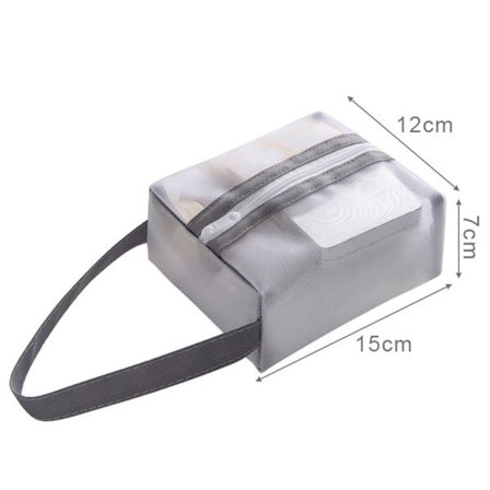 Kosmetisk taske Makeup opbevaringstaske GRÅ S