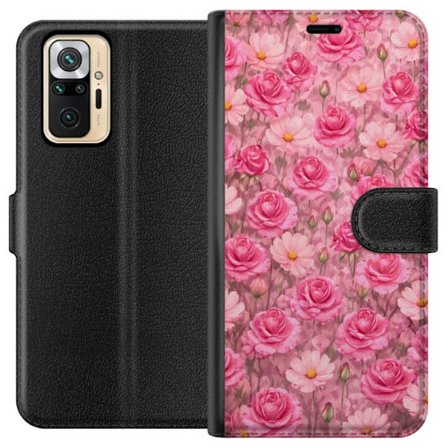 Kompatibel Tegnebogsetui til Xiaomi Redmi Note 10 Pro Petal Reverie Blush Rose
