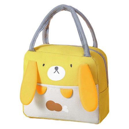 Tegneserie Håndholdt Madkasse Taske Genanvendelig Fortykket Stor Kapacitet Taske Voksen Arbejder Dejlig Madkasse