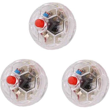 3x Ghost Hunting Touch Activated Flashing Balls, Ghost Hunting Motion Light Up Cat Dog Balls, Paranormal Equipment Pet Balls Toy
