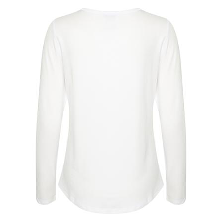 My Essential Wardrobe 18 THE Modal Blus vit, Dam, Dam, Storlek: XS